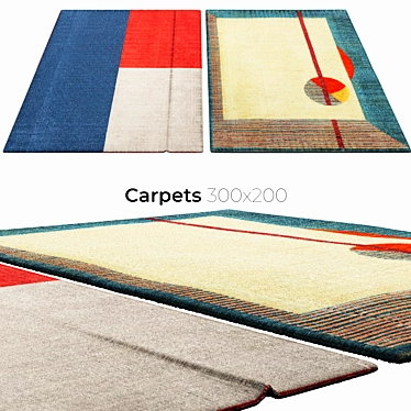 Elegant Interior Carpets 3D model image 1 