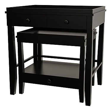 Bleker Console Table 3D model image 1 