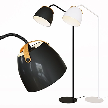 Scandinavian Style Oslo Floor Lamp 3D model image 1 