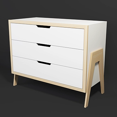 IndigoWood Shuttle Dresser 3D model image 1 