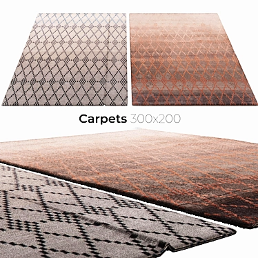 Elegant Interior Carpets 3D model image 1 