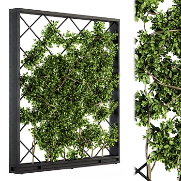 Botanica: Vertical Greenery Metal Frame 3D model image 1 