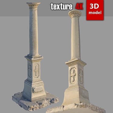 Title: Detailed 3D Obelisk Model 3D model image 1 