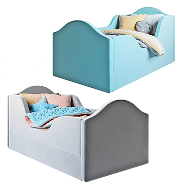  Nemo Kids Bed: Comfortable and Stylish 3D model image 1 