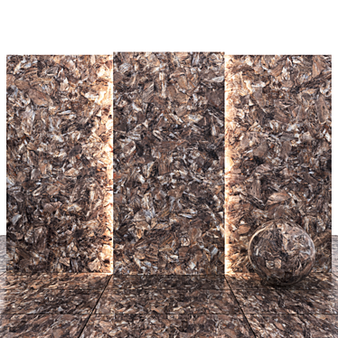 Tiger Quartz Slabs & Tiles 3D model image 1 