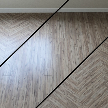 Gray Craft Oak Parquet: Krono Original Floordreams 3D model image 1 