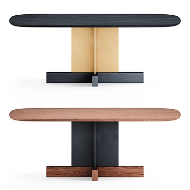 Bonaldo Cross Table: Sleek & Versatile 3D model image 1 