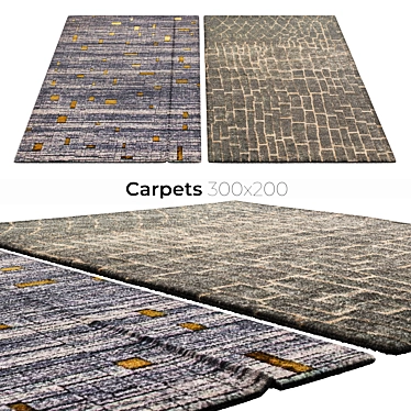 Decorative Interior Carpets 3D model image 1 