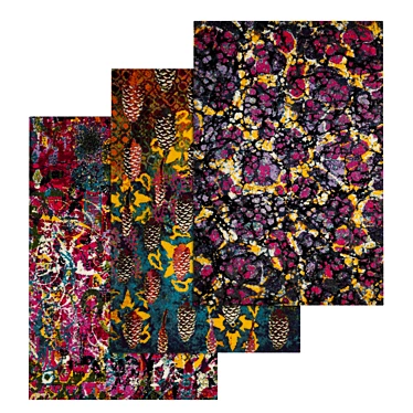Versatile Carpet Set: High-Quality Textures for 3D Renders 3D model image 1 