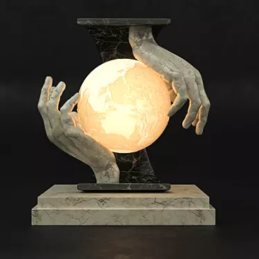 Lamp "The World in Hands"