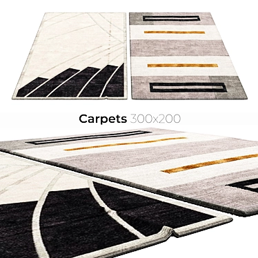 Elevate Your Interior with Stylish Carpets 3D model image 1 
