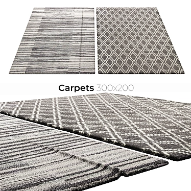 Stylish Interior Carpets 3D model image 1 