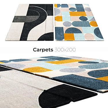 Elegant Interior Carpets 3D model image 1 