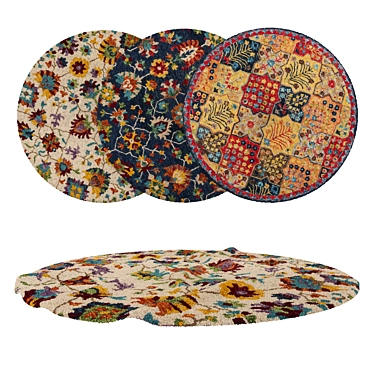 Round Carpets Set 63
Versatile Round Rugs Bundle
Stylish Round Carpets Collection
Round Rug Assort 3D model image 1 