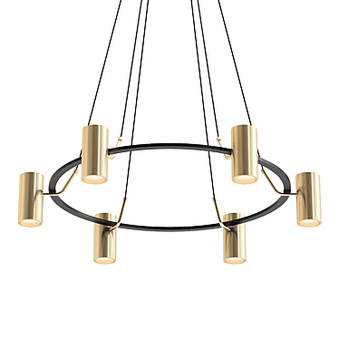 Elegance in Illumination: Fernanda Chandelier 3D model image 1 