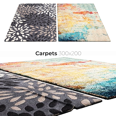 Elegant Interior Carpets 3D model image 1 