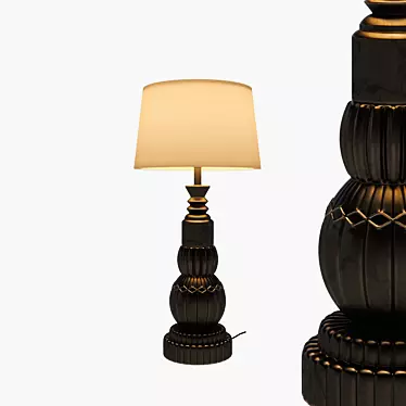 Vintage Table Lamp - Timeless Elegance 3D model image 1 