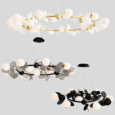 Title: Matisse R Self Pendant Light 3D model image 1 