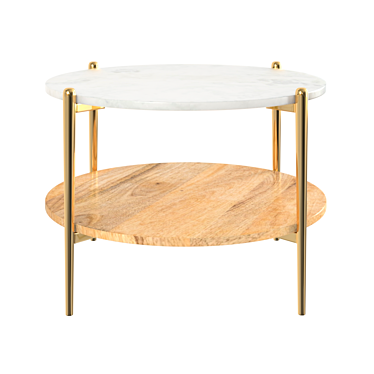 Elegant Mina Coffee Table 3D model image 1 