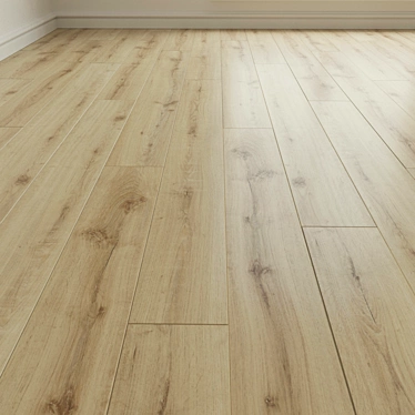 3D Laminate Flooring: Select Brio Oak 22247 3D model image 1 