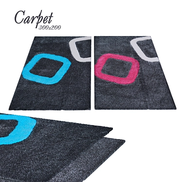 Luxurious Bathroom Carpets: Arolo Collection 3D model image 1 