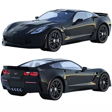Supreme Speed: Corvette C7R 3D model image 1 