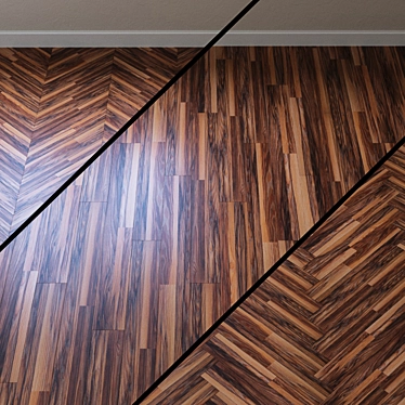 Tiger Oak Parquet: Krono Original Kastello 3D model image 1 