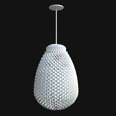 Artecnica's Petit: Elegant Tyvek Chandelier 3D model image 1 