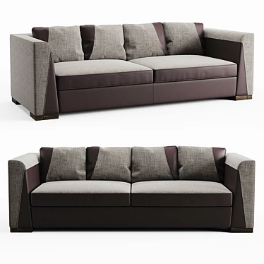 Elegant 2015 Cassandra Sofa 3D model image 1 