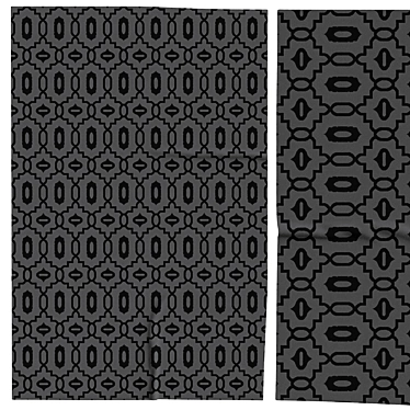 Elegant Rugs: 3 Designs 3D model image 1 