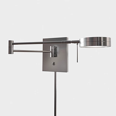 Georges LED Swing Arm Wall Lamp 3D model image 1 