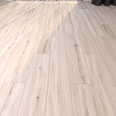 Natural Ash Parquet Flooring 3D model image 1 