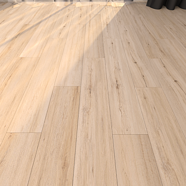 Elegant Sand Parquet Flooring 3D model image 1 