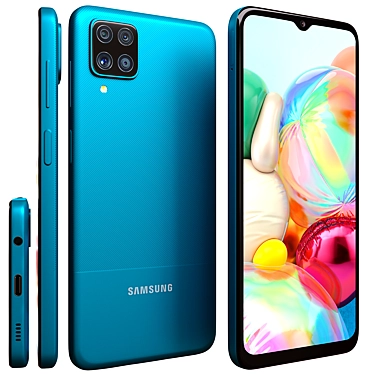 Samsung Galaxy A12: Powerful performance, stunning colors 3D model image 1 