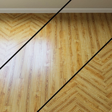 California Oak Parquet 3D model image 1 