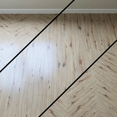 Riverbank Oak Parquet: Classic & Natural 3D model image 1 