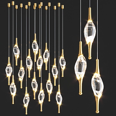 Glamour Pendant Lighting 3D model image 1 