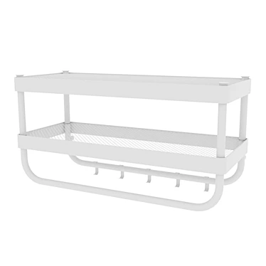 Sleek and Spacious IKEA Hanger 3D model image 1 