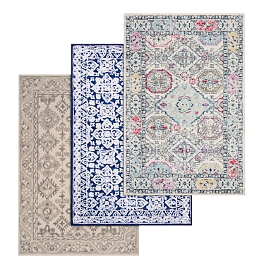 Versatile High-Quality Carpets Set 3D model image 1 