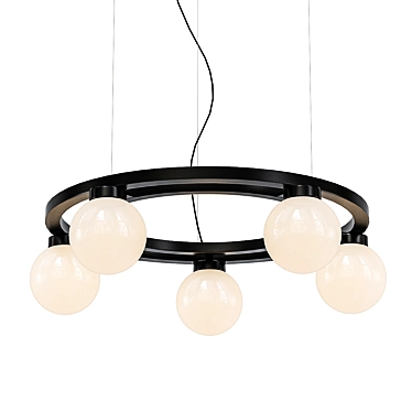 Modern Pendant Light: BALLZZZ 3D model image 1 