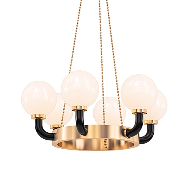 Elegant Werner Chandelier: Illuminating Elegance 3D model image 1 