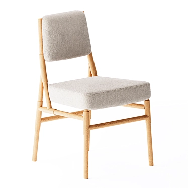 Bruno Moinard Bilbao Chair: Timeless Elegance 3D model image 1 