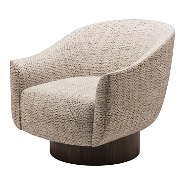 Kelly Wearstler Sonara Swivel: Iconic Elegance 3D model image 1 