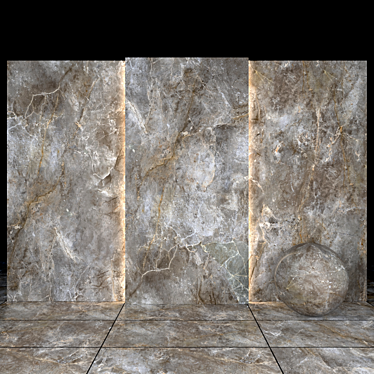 Elegant Amazon Gray Marble 3D model image 1 