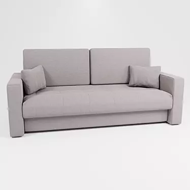 Modern 2K Textured Sofa 3D model image 1 