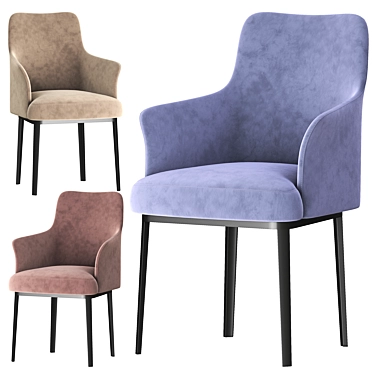 Modern Elegant Sophie Chair by Poliform 3D model image 1 