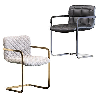 Kuga Bontempi Chair: Sleek and Stylish Seating 3D model image 1 
