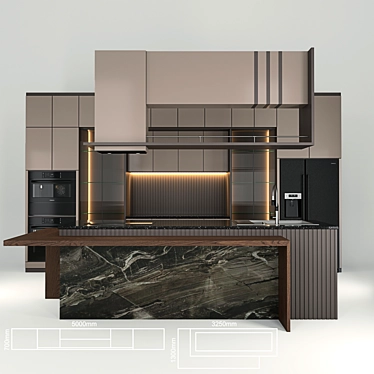 Bosch Kitchen Appliance Set 3D model image 1 