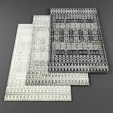 High-Resolution Carpets (Set of 3) 3D model image 1 