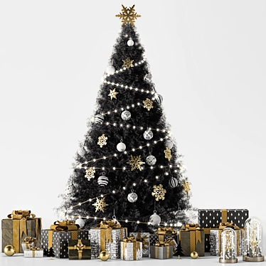 Vray-Ready Christmas Tree 03 3D model image 1 